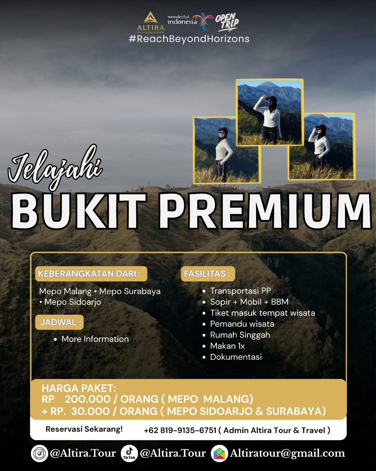 Open Trip Bukit Premium