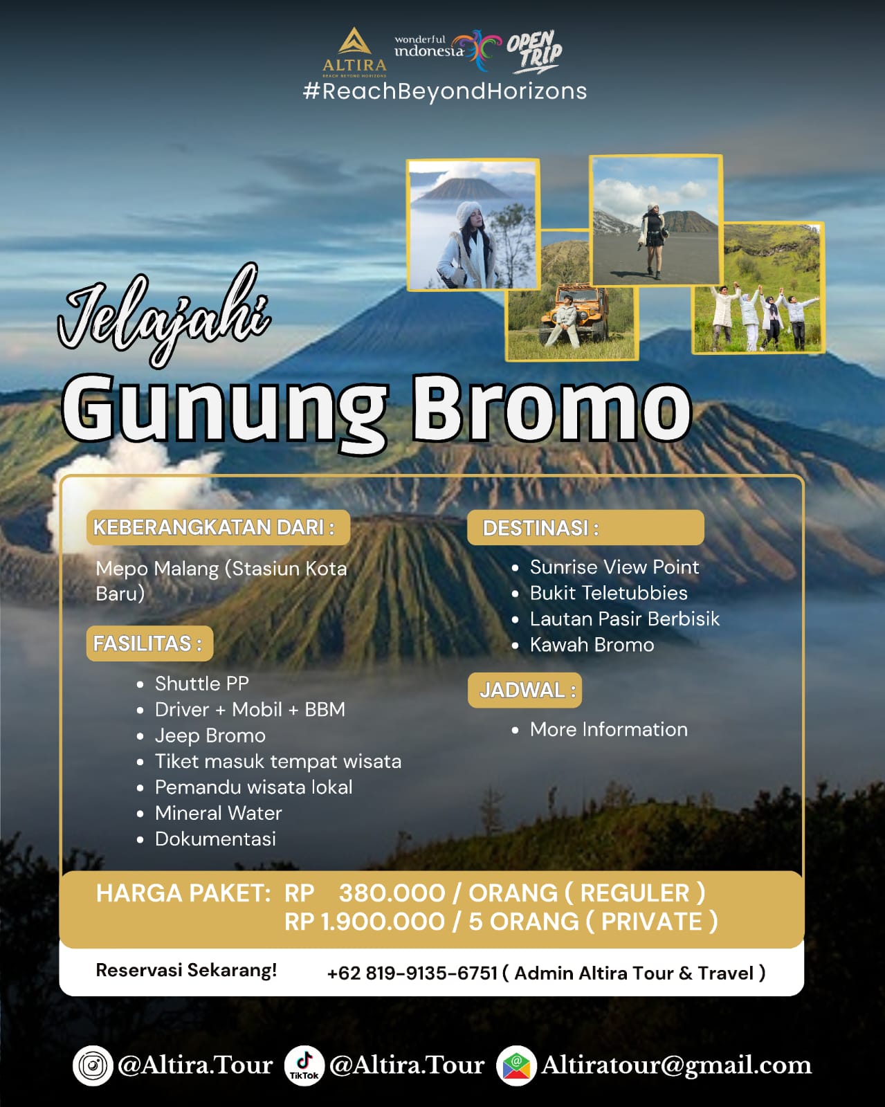 Open Trip Gunung Bromo