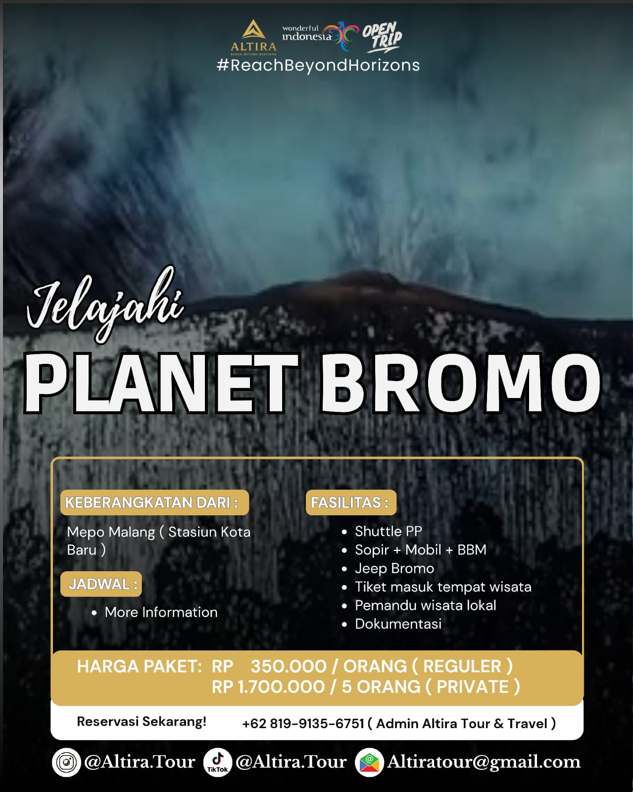 Open Trip Planet Bromo